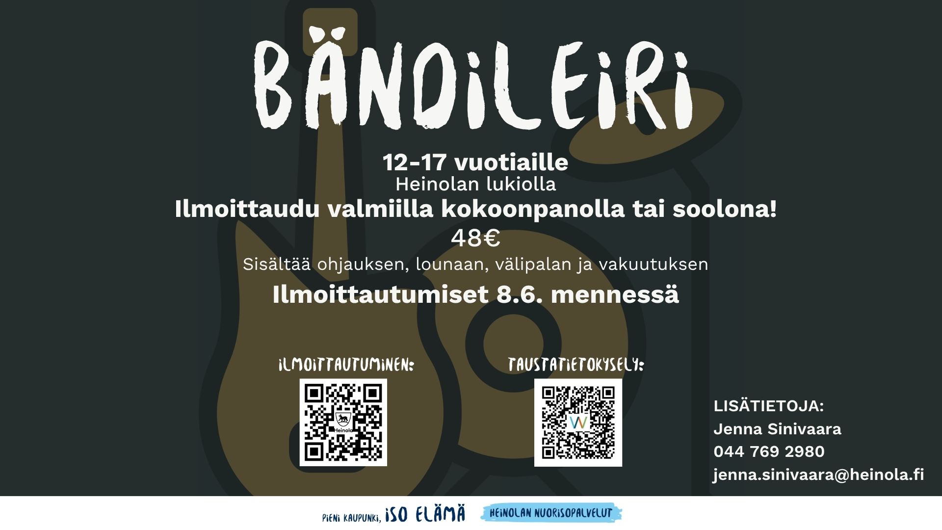 Bändileiri 12-17 vuotiaille 15.-18.6.2026